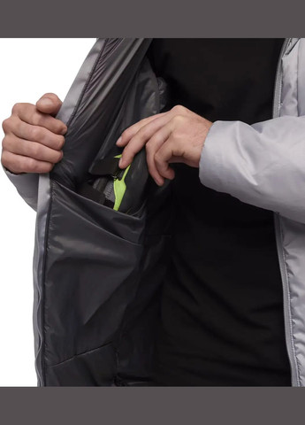 Черная демисезонная куртка men’s belay parka black Black Diamond