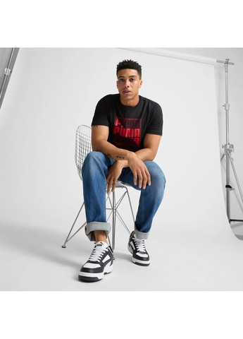 Чорні кросівки чоловічі rebound joy low sneakers black/white 380747-33 Puma