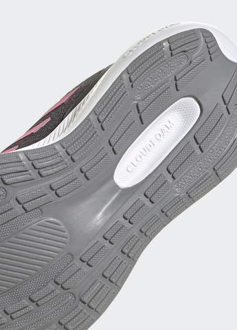 Чорні всесезонні бігові кросівки runfalcon 3 lace adidas