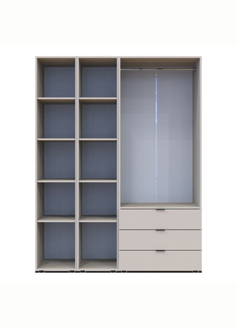 Комплект шаф для одягу Гелар (3 шт.) 153,9х49,5х203,4 см (DRS-011244) Doros (361999378)