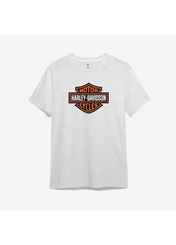 Біла футболка з принтом "harley-davidson" (10735814483) з коротким рукавом ТiШОТКА