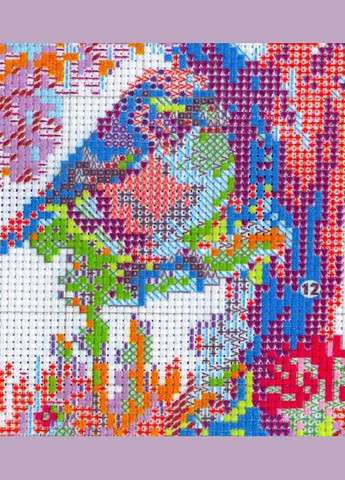 Набор для вышивания по нанесённой на канву схеме "Squirrel and bird". AIDA 14CT printed 35*31 см Joy Sunday (313612996)