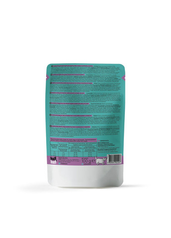 Влажный корм для взрослых собак, Duck in Gravy for Adult Dogs, кусочки утки в соусе, 100 г Half&Half (360647493)