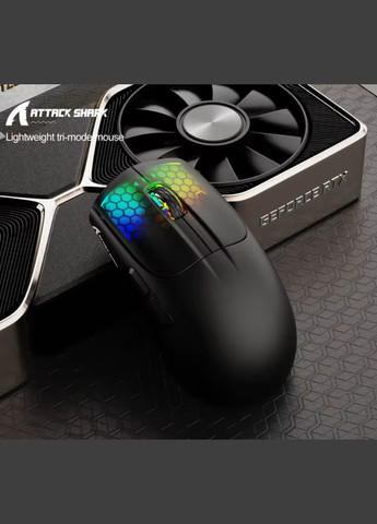 Бездротова ігрова мишка X5 Wireless Gaming Mouse 4000 DPI, RGB, Black ATTACK SHARK (327433231)