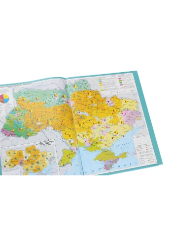 Географія. 9 клас. Атлас + контурні карти РАНОК (370073440)