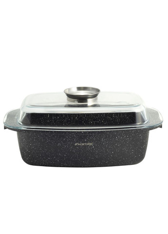 Утятница с крышкой 32см из литого алюминия антипригарная KM-4433 Kamille (371898486)