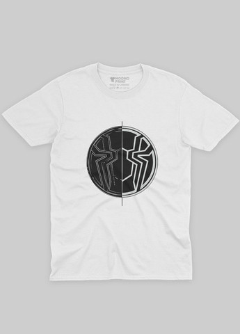 Белая демисезонная футболка для девочки с принтом супергероя - человек-паук (ts001-1-whi-006-014-089-g) Modno