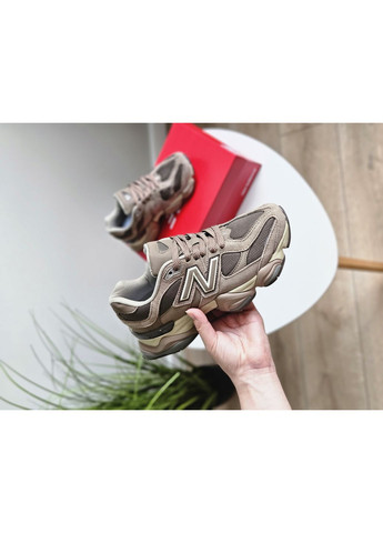 Коричневі Осінні кросівки чоловічі і жіночі new balance 9060 beige brown | нью беланс 9060 коричневі No Brand