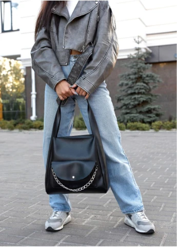 Сумка жіноча HOBO BLISS Чорна 31 х 31 х 12 см () Sambag 53453001 (380885133)