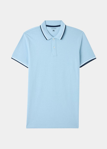 Голубой футболка-поло чел для мужчин Terranova