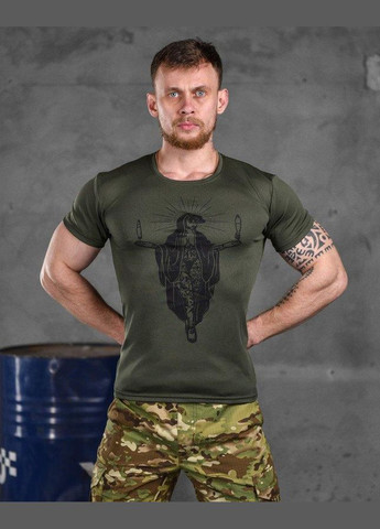Тактическая потоотводящая футболка Odin maria oliva L No Brand (286380082)