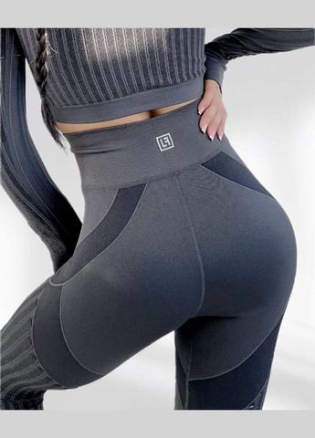 Костюм для фітнесу жіночий лосини пуш ап та топ LILAFIT (283324419)