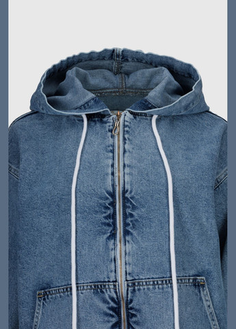 Голубая демисезонная куртка джинсовая Zeo Basic