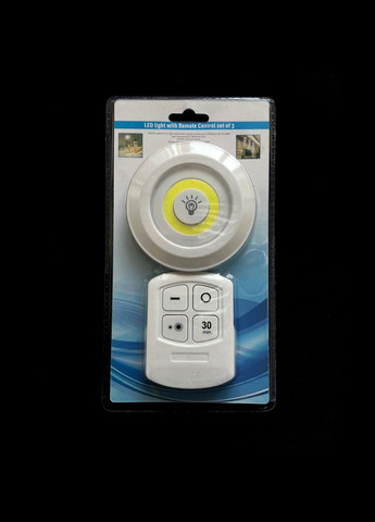 Удобный светодиодный ночник с пультом управления белый свет (OK0038_1) No Brand (315885373)