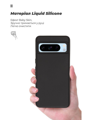 Чохол ICON для Google Pixel 8 Pro Black (ARM73030) ArmorStandart (327889937)