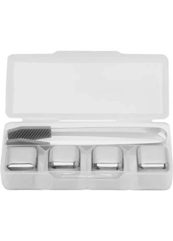 Металеве каміння для віскі Ice Cubes CJ-BK03 4шт. Circle Joy (327072262)