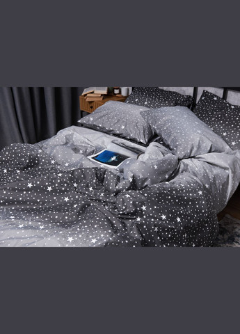 Комплект постельного белья Микросатин Premium «» полуторный евро 160х220 наволочки 2х40х60 (MS-820005130) Moon&Star starry night (293147812)