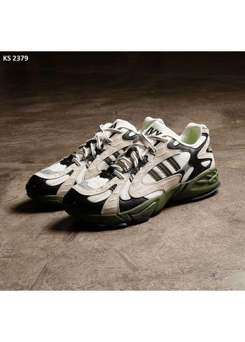 Белые демисезонные кроссовки мужские adidas ivy park savage white green адидас иви белые No Brand