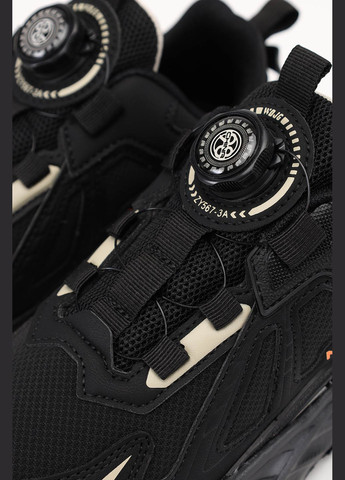 Черные демисезонные кроссовки для мальчика цвет черный цб-00281987 Kimboo