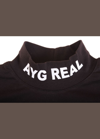 Черная демисезонная футболка a yugi 7032 A-yugi