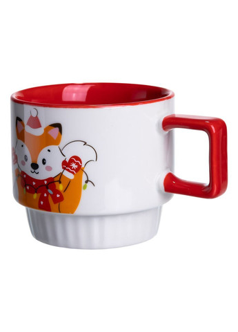 Чашка новогодняя фарфоровая Лисичка 400 мл Yiwu (369960250)