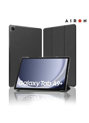 Чохол Premium для Samsung Galaxy Tab A9 Plus 11'', еко-шкіра, з підставкою, захисна плівка Airon (395601193)