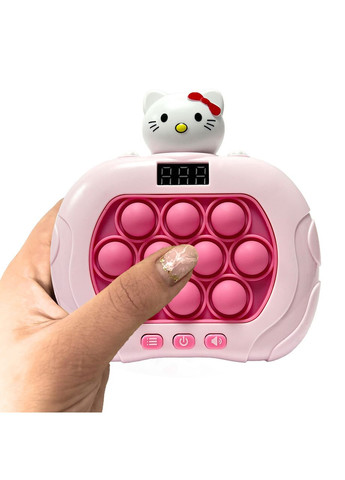 Электронная приставка консоль Quick Push Game приставка игры Pop It Антистресс-тек ток игрушка Kitty 999 No Brand (365721538)