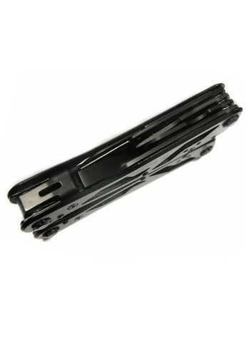 Мультитул Multi Tool G202B, 12 функцій, чорний, повнорозмірний, вага 270 г, нержавіюча сталь 440С Ganzo (393805349)
