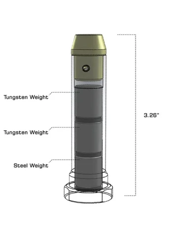 Буфер отдачи Leapers H2 UTG для AR-15/M4/M16 No Brand (318665311)