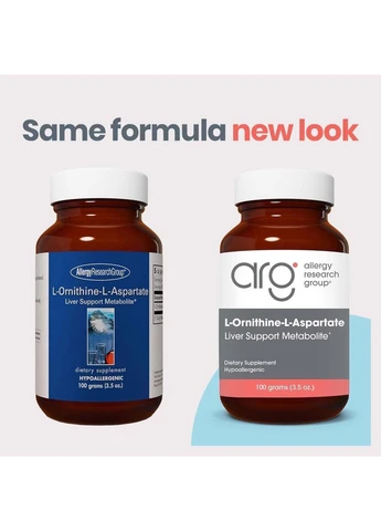 L-Ornithine-L-Aspartate / Орнітин аспартат ( аналог гепа- мерцу), 100 гр Allergy Research Group (400532658)
