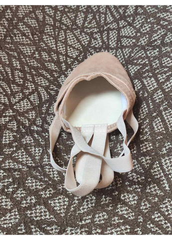 Темно-бежевые спортивные получешки-полупальцы xxxs-xl No Brand