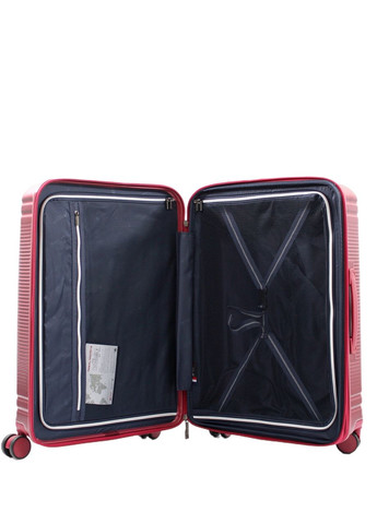 Набір валіз Франція (L M S-3шт) полікарбонат червона/ 649 AIRTEX (324802057)