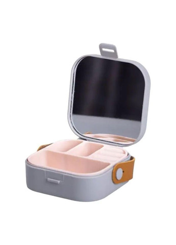 Скринька для прикрас 9×9×3.8 см міні органайзер для ювелірних виробів HP-5-27G Yiwu (370800040)