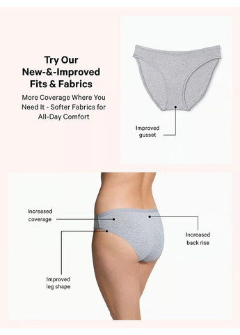 Трусики бикини Seamless Bikini Panty Victoria's Secret (332796318)