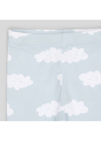 Голубые кэжуал летние брюки H&M