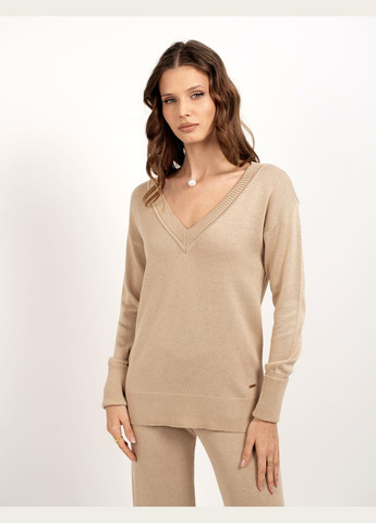 Темно-бежевый демисезонный джемпер spring - mint джемпер Teplo