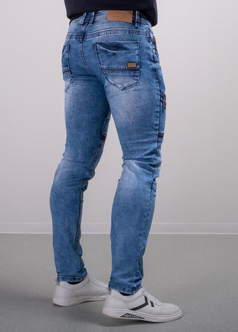 Синие демисезонные джинсы мужские 200116 Power
