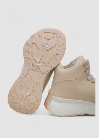 Кроссовки женские зимние на меху Ager Кроссовки бежевые зима (318561273)