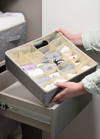 Органайзер для зберігання на 24 секції, 33х33х10 см MVM (296120766)