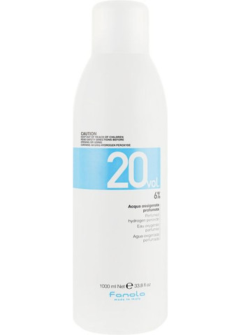 Окислитель 20 vol 6% Perfumed Hydrogen Peroxide Hair Oxidant 1000ml (434647-97008) Fanola (368652515)
