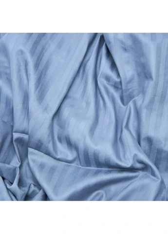 Простирадло на резинці Satin Stripe 120х190х20 см (MS-850005847) Moon&Star Soft Blue (386597496)