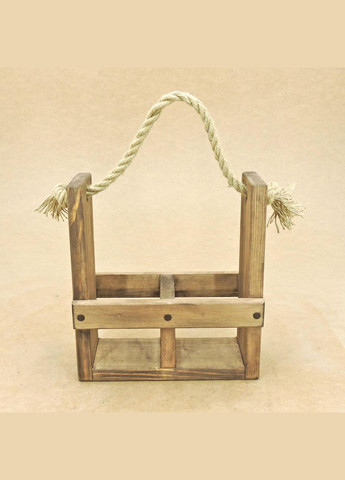 Подарочная корзинка из дерева Уорик 2 капучино (ПДК-200709) No Brand (328909475)