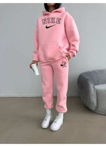 Жіночий утеплений костюм із тринитки на флісі — заміри в описі DK/DL Мода без кордонів (365449648)