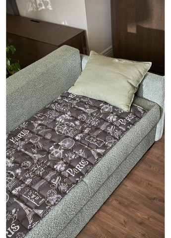 Ортопедичний матрац - наматрацник з біо наповнювачем, дихаючий з ефектом релакса. Париж Темний - 90 на 180 см Ekko Seat (353719039)