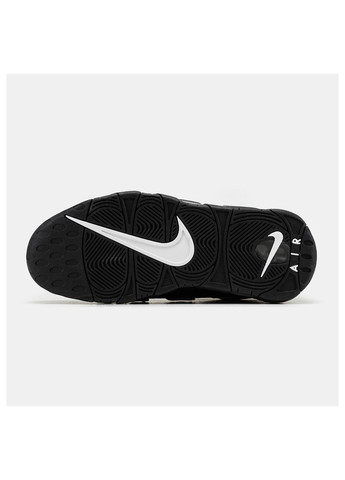 Черные демисезонные кроссовки мужские Nike Air More Uptempo