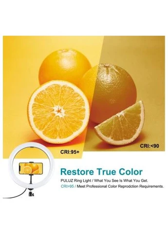 Набір блогера Ring USB LED lamp PKT3062B 11.8" + tripod 1.65 м (PKT3062B) Puluz Ring USB LED lamp PKT3062B 11.8" + tripod 1.65 м (400302212)