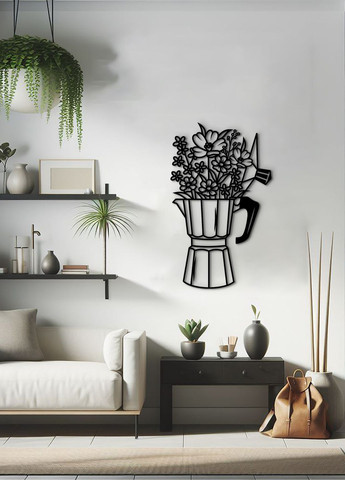 Современная картина на кухню, деревянный декор для дома "Арома кофе", оригинальный подарок 25х15 см Woodyard (292013193)