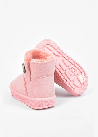 Уггі дитячі для дівчинки штучна замша рожевого кольору Let's Shop (315316739)