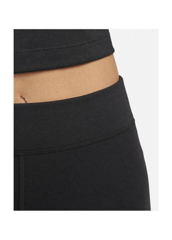 Черные летние лосины женские sportswear classics (dv7791-010) Nike