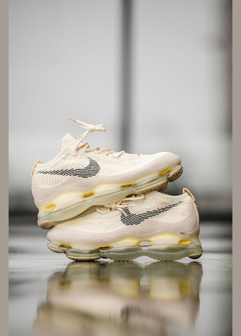 Бежеві Осінні кросівки чоловічі і жіночі nike air max scorpion fk beige | найк аір макс скорпіон фк бежевий No Brand